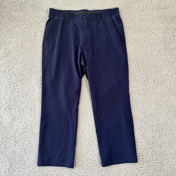 Under Armour Pants Men's 34x30 Blue Performance Golf Activewear(32x30 Actual)‎ - Picture 1 of 14